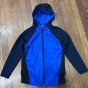 Old Navy Active Hooded Zip Sweatshirt- Size L (10-12)